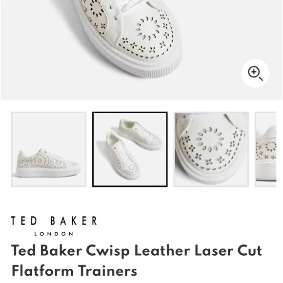 Ted Baker London | Shoes | Ted Baker Cwisp Leather Laser Cut